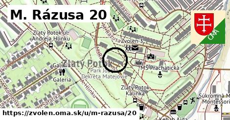 M. Rázusa 20, Zvolen