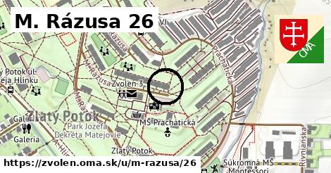 M. Rázusa 26, Zvolen