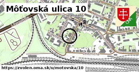 Môťovská ulica 10, Zvolen