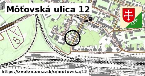 Môťovská ulica 12, Zvolen