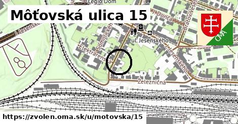 Môťovská ulica 15, Zvolen