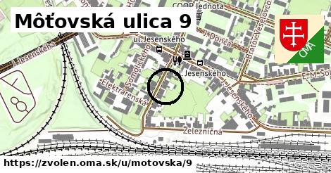 Môťovská ulica 9, Zvolen