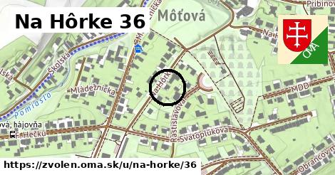 Na Hôrke 36, Zvolen