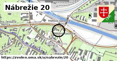 Nábrežie 20, Zvolen