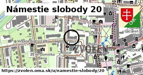 Námestie slobody 20, Zvolen