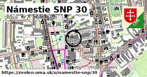 Námestie SNP 30, Zvolen