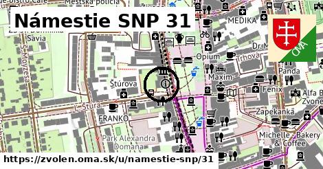 Námestie SNP 31, Zvolen