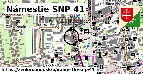 Námestie SNP 41, Zvolen