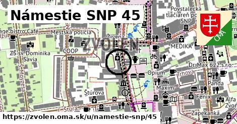 Námestie SNP 45, Zvolen