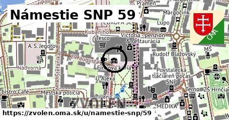 Námestie SNP 59, Zvolen