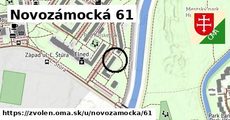 Novozámocká 61, Zvolen