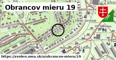 Obrancov mieru 19, Zvolen