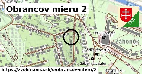 Obrancov mieru 2, Zvolen