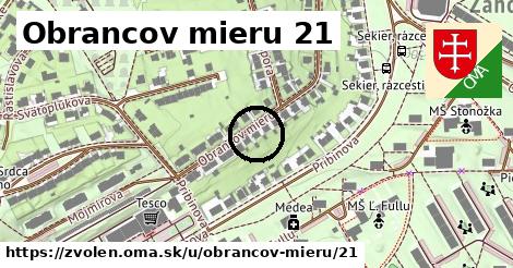 Obrancov mieru 21, Zvolen