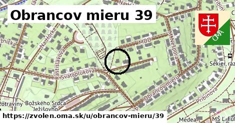 Obrancov mieru 39, Zvolen