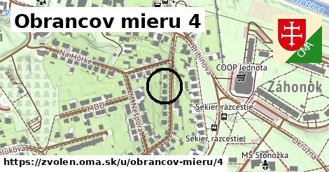 Obrancov mieru 4, Zvolen