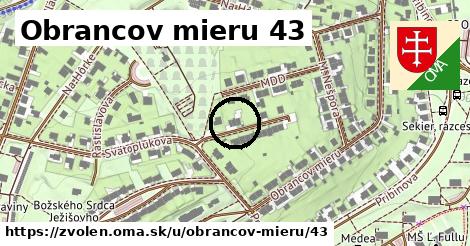 Obrancov mieru 43, Zvolen