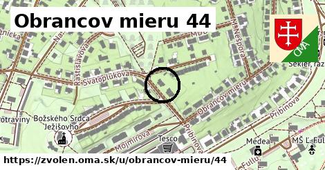 Obrancov mieru 44, Zvolen