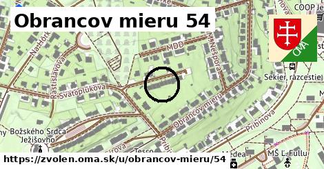 Obrancov mieru 54, Zvolen