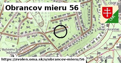 Obrancov mieru 56, Zvolen