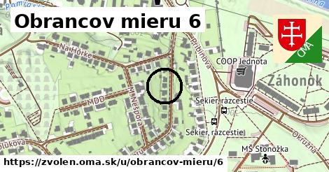 Obrancov mieru 6, Zvolen