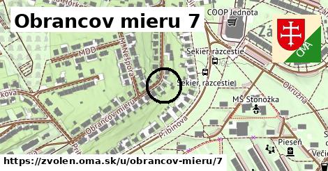 Obrancov mieru 7, Zvolen