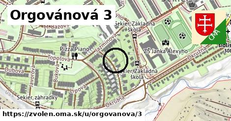 Orgovánová 3, Zvolen