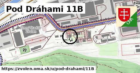 Pod Dráhami 11B, Zvolen