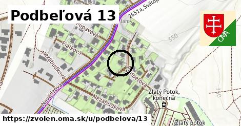 Podbeľová 13, Zvolen