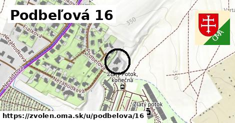 Podbeľová 16, Zvolen
