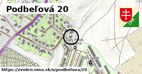 Podbeľová 20, Zvolen