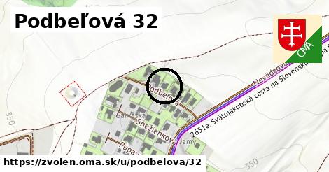 Podbeľová 32, Zvolen