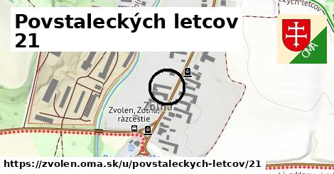 Povstaleckých letcov 21, Zvolen