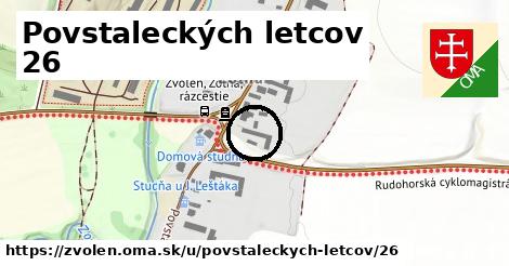 Povstaleckých letcov 26, Zvolen