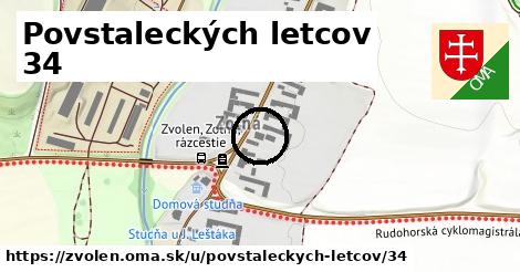 Povstaleckých letcov 34, Zvolen