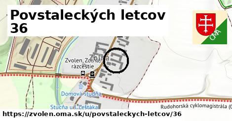 Povstaleckých letcov 36, Zvolen