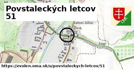 Povstaleckých letcov 51, Zvolen