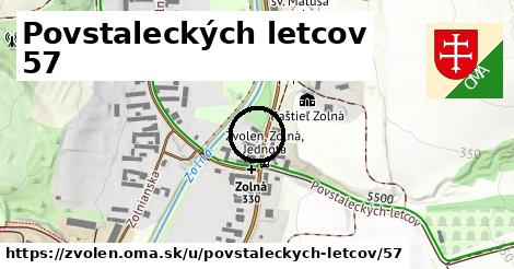 Povstaleckých letcov 57, Zvolen