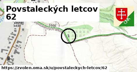 Povstaleckých letcov 62, Zvolen