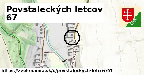 Povstaleckých letcov 67, Zvolen