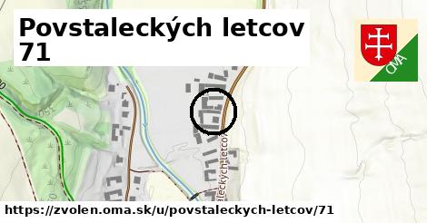 Povstaleckých letcov 71, Zvolen