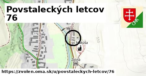 Povstaleckých letcov 76, Zvolen