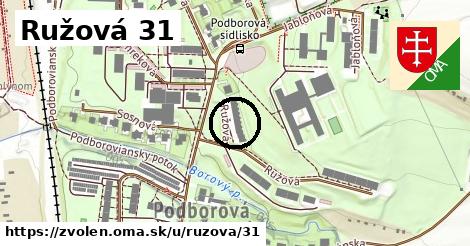 Ružová 31, Zvolen