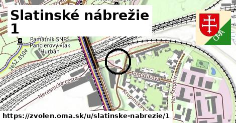 Slatinské nábrežie 1, Zvolen