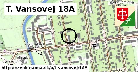 T. Vansovej 18A, Zvolen