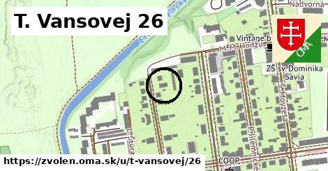 T. Vansovej 26, Zvolen