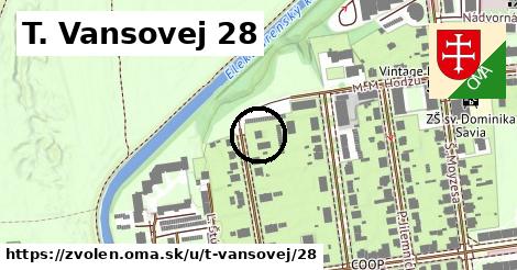 T. Vansovej 28, Zvolen