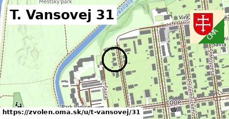 T. Vansovej 31, Zvolen