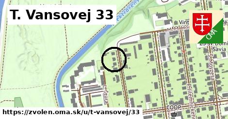 T. Vansovej 33, Zvolen