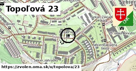 Topoľová 23, Zvolen